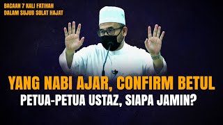 Dr MAZA - Yang Nabi Ajar, Confirm Betul. Petua-Petua Ustaz, Siapa Jamin?