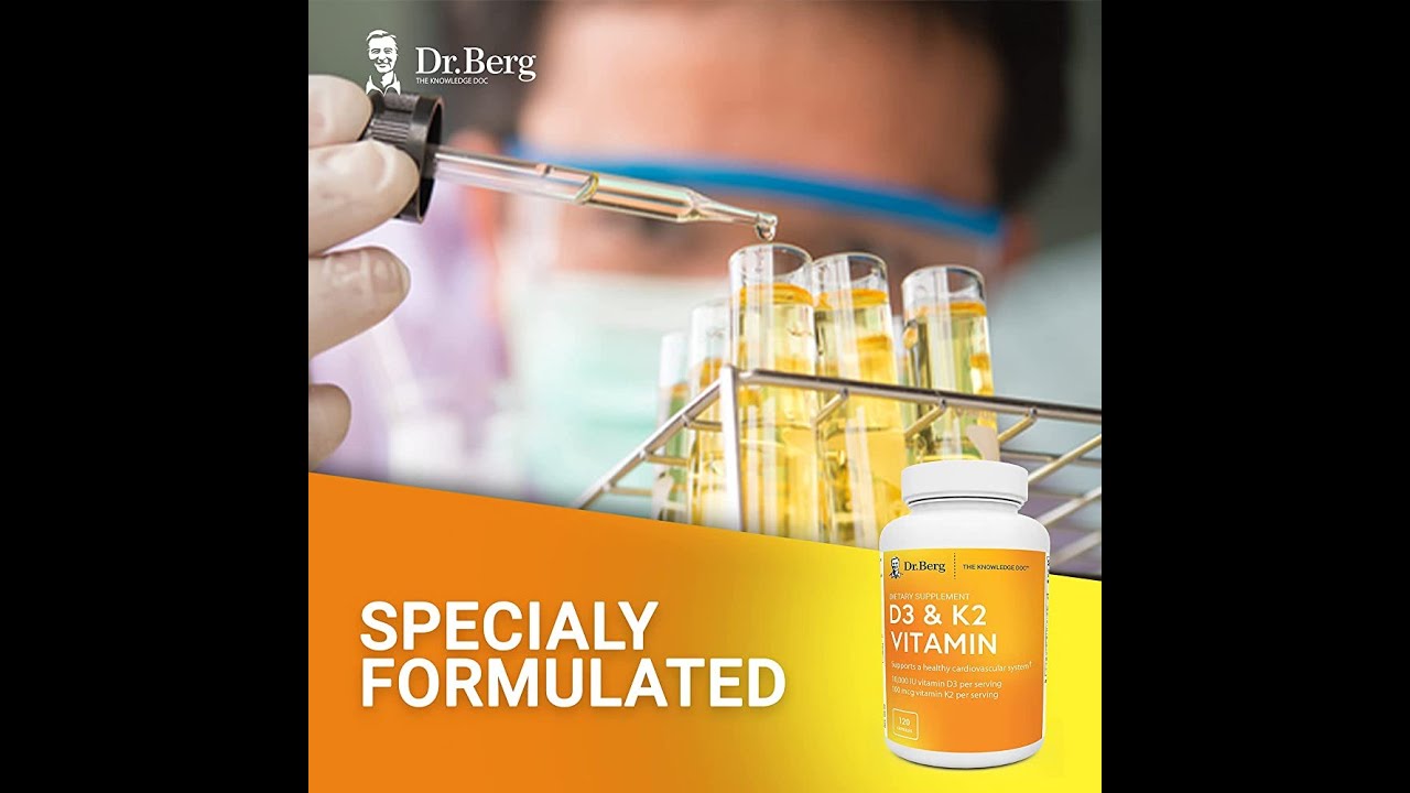 Dr BERG VITAMIN D3 K2 YouTube
