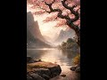 Peaceful Sunrise River 🌅 Relaxing Nature Sounds & Soft Music | Stress Relief Ambience