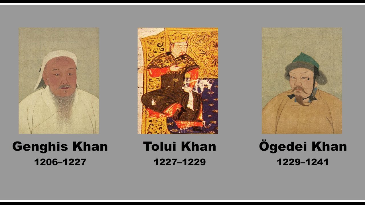 Leaders Of Mongol Empire 1206 1370 Youtube