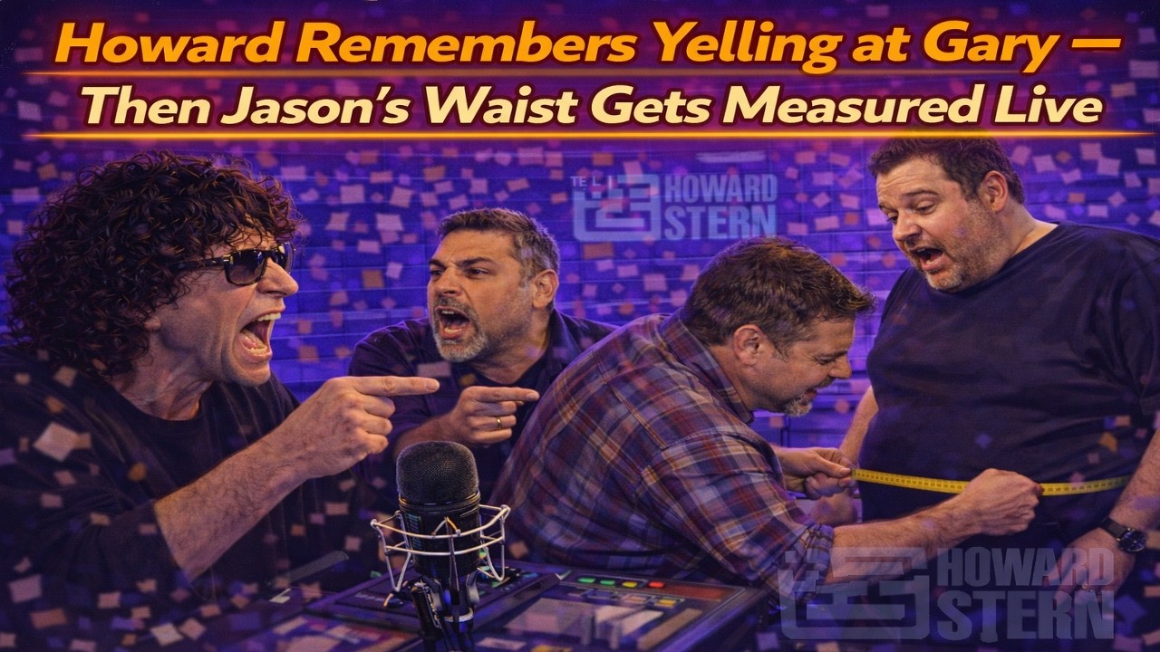Howard Remembers Yelling at Gary — Then Jason’s Waist Gets Measured Live😈 - Show Howard Stern TV