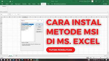Cara Instal Add-Ins MSI di Excel Untuk Mengubah Data Ordinal ke Interval