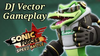 Dj Vector Gameplay | Sonic Forces: Speed Battle
