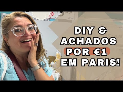 Miniatura do vídeo: DIY e Decoração por apenas €1 em Paris (Loja Action)
