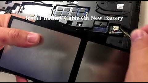 Dell Latitude E5550 Battery Replacement