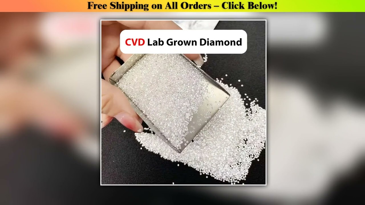Small lab grown diamond HPHT D VVS Melee diamond 0.7mm 1mm 2mm 3mm Side diamond wholesale Tiny