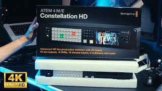 Unboxing ATEM 4M/E Constellation HD – The Ultimate Live Production Switcher! #ATEM4ME