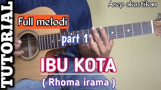 TUTORIAL intro awal lagu IBU KOTA -- RHOMA IRAMA || versi akustik tu