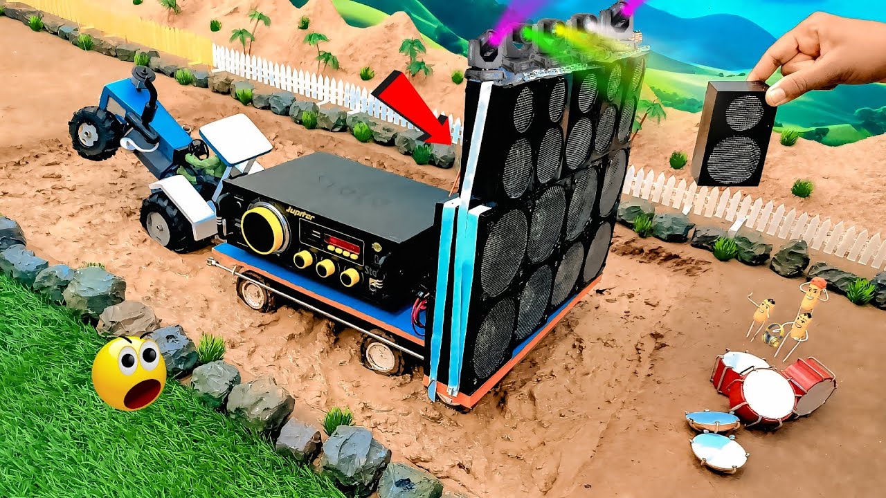 Загрузка мини-диджейского грузовика своими руками | Диджейский грузовик и освещение | Тракторная ...