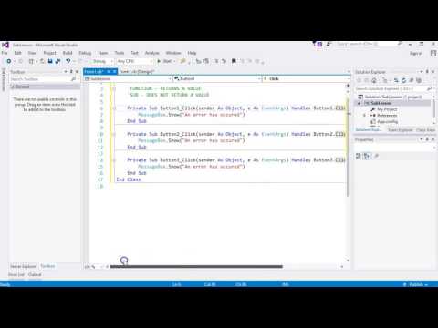 Visual Basic NET for Beginners - Lesson Twenty Nine