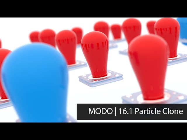 MODO | 16.1 Particle Clone Operator