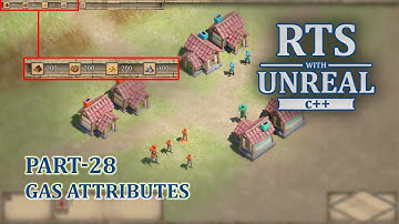 Unreal Engine 5 RTS with C++ - Part 28 - Gameplay Attribute Set For Resource Counters