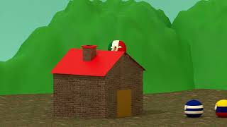 El Coyote Estados Unidos - Countryballs 3D