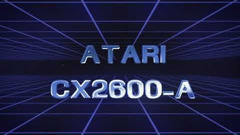Playing vintage Atari VCS CX2600 on a vintage TV in 2020