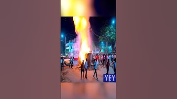 Electrical Transformer Explosion #Explosion #YesEpicYes #Short #AI