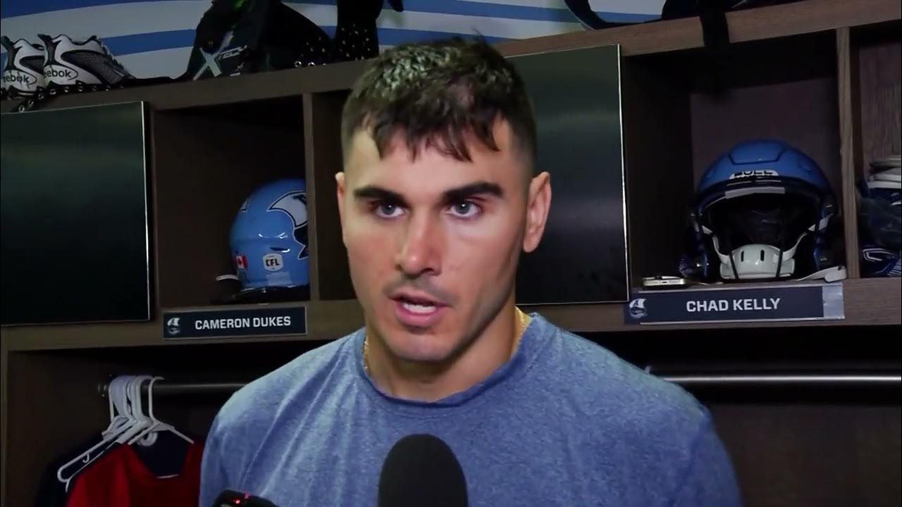 Chad Kelly after leading Toronto Argonauts to win August 13, 2023