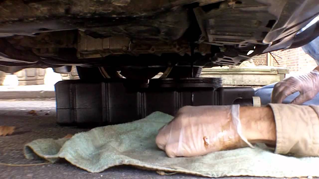 Honda CRV How to change Auto transmission fluid and lube cable - YouTube
