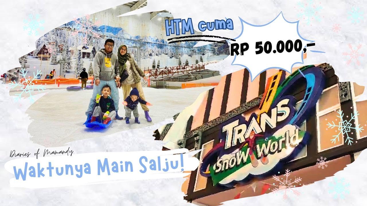Main Salju di Trans Snow World Bekasi | Cosplay jadi Penguin | #VlogMamandyEps26
