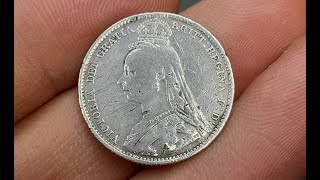 Coin collecting | Victorian jubilee sixpence 1890