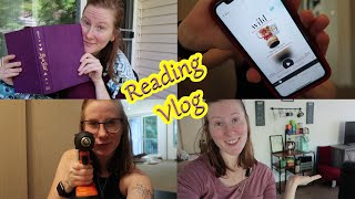 Reading Vlog Building my bookcase and audiobooks!