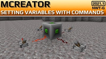 MCreator 2021.1: Setting Variables With Commands