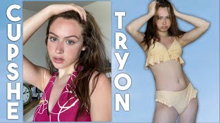 beach makeup / cupshe bikini try on haul