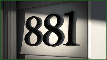 Making New House Numbers with the CNC