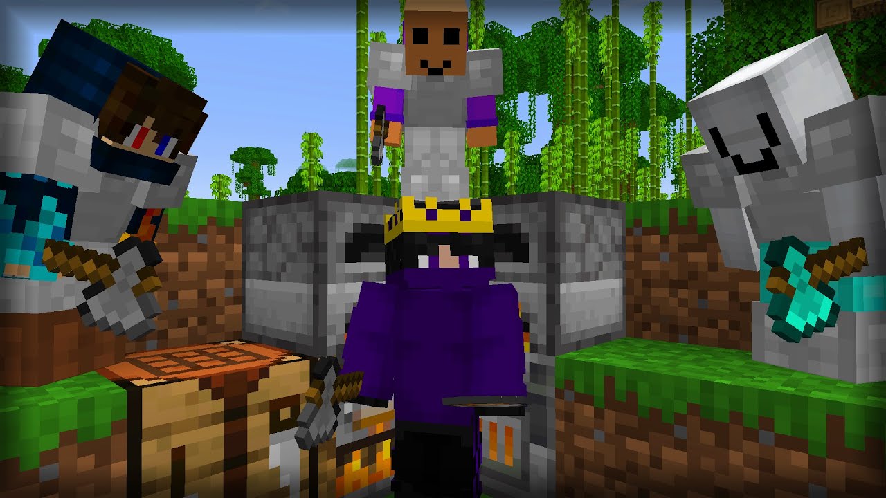 Minecraft Speedrunner VS 3 Hunters REMATCH [OLD] - YouTube