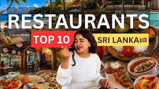 Tried the TOP 10 Restaurants Cafes in Sri Lanka