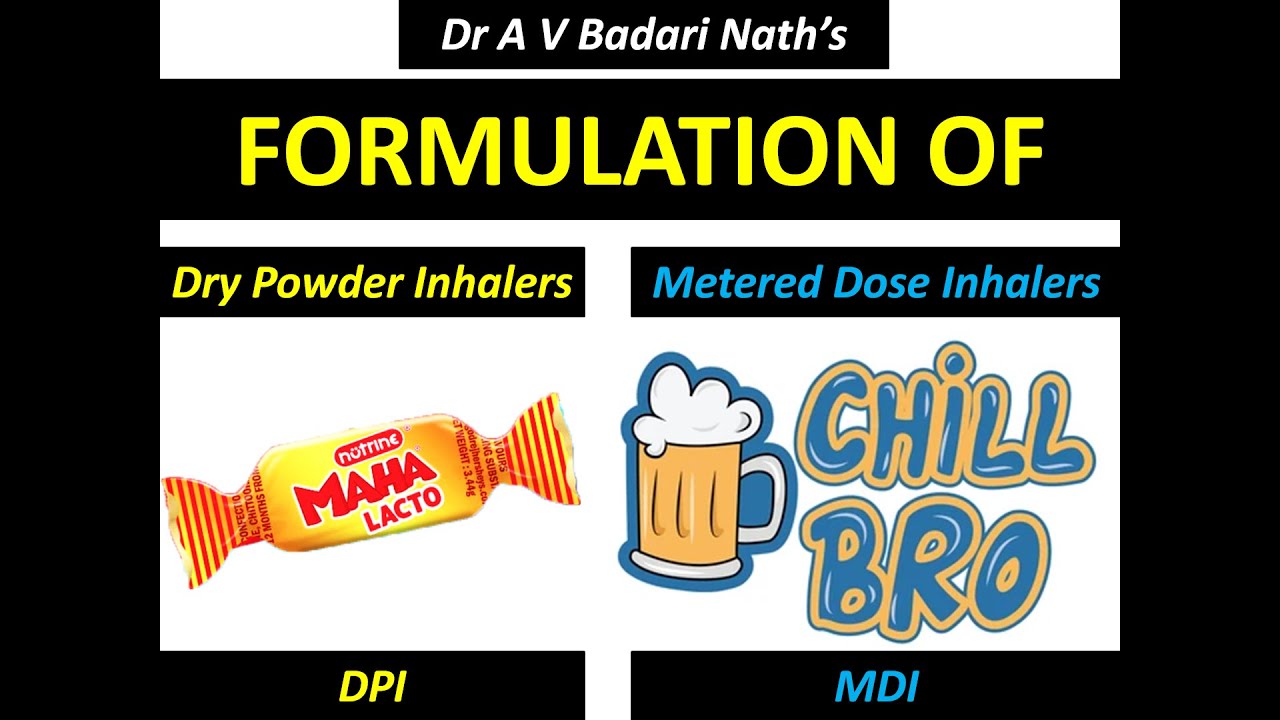 Formulation Of Dry Powder Inhaler (DPI) & Metered Dose Inhaler (MDI