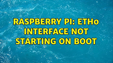 Raspberry Pi: eth0 interface not starting on boot (3 Solutions!!)