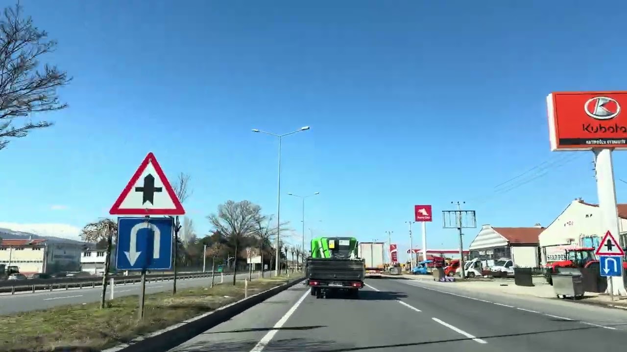 Mountain Drive in Turkey 🚗🏔️ | Akşehir to Sultandağı | Calm Drive ASMR (4K)