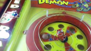 Speed Demon arcade game jackpot win on medium mode