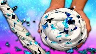How to make Fluffy Slime with Confetti! DIY Bubbly Fluffy Slime