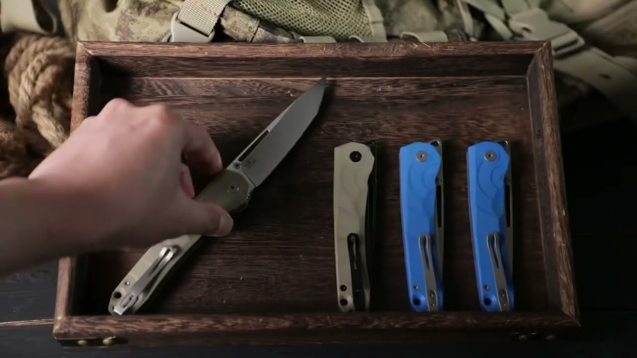 Petrified Fish PFP11 Folding Knife 14C28N Hollow Blade G10 Handle