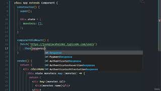 03 React Basics - 022 Monsters Rolodex Lifecycle Method componentDidMount