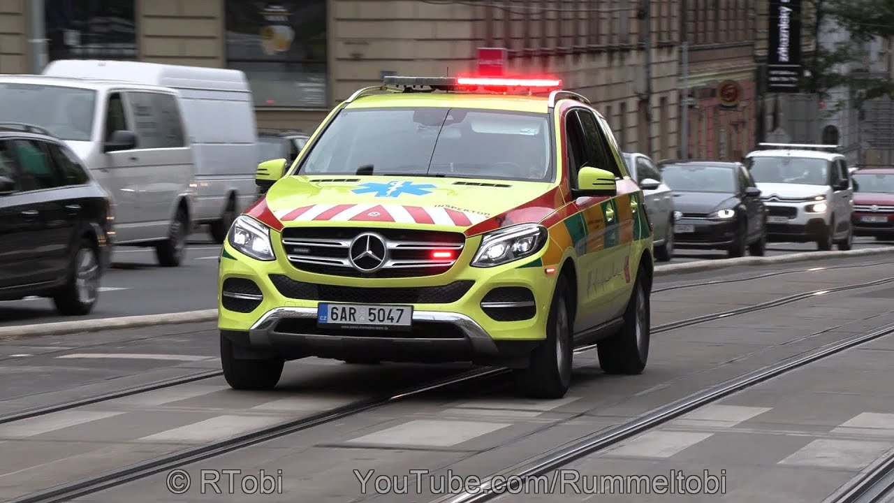 Prague EMS Supervisor 28 responding - updated red-blue light package [CZ | 6.10.2021]