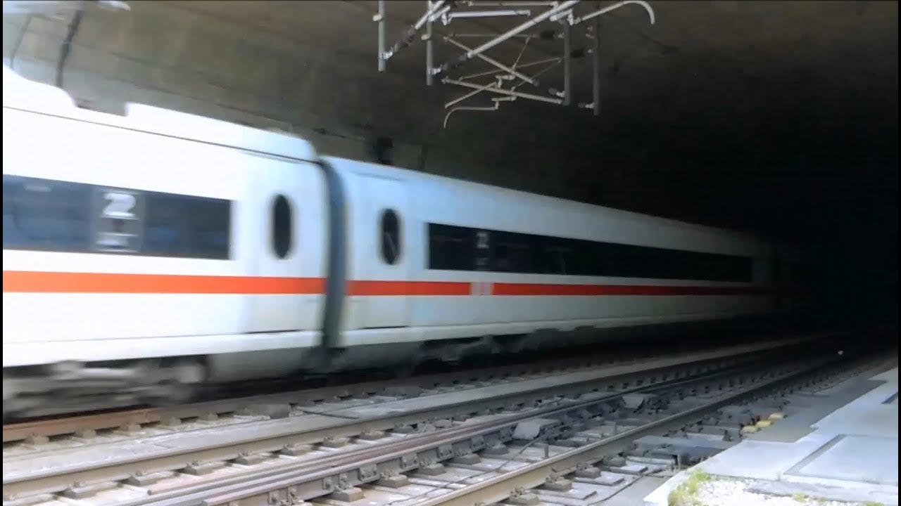 ICEs und REs am Irlahülltunnel der SFS Ingolstadt - Nürnberg