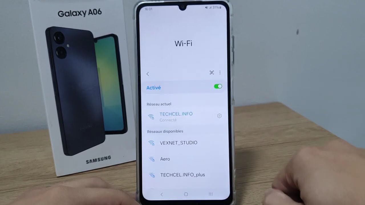 Comment supprimer un réseau WiFi du Galaxy A06