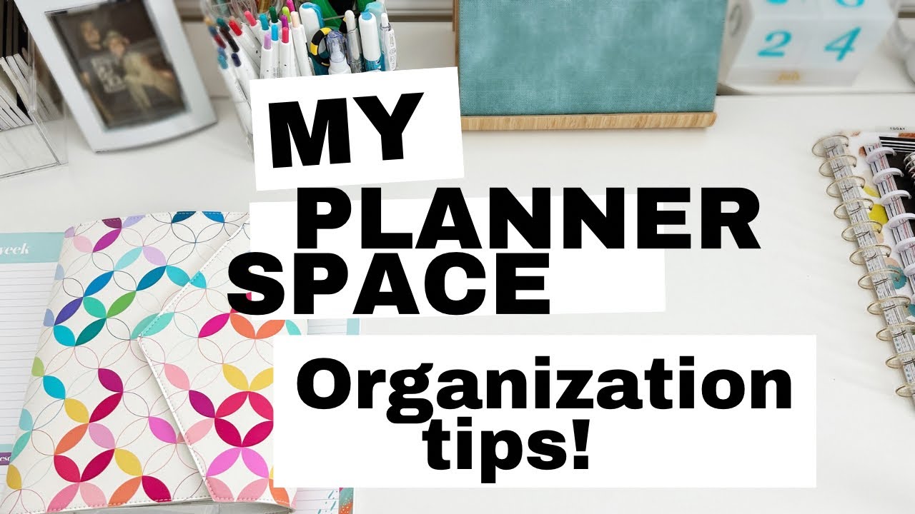 NEW PLANNER DESK SPACE TOUR | PLANNER AND STICKER ORGANIZATION | SMALL CRAFT ROOM SPACE