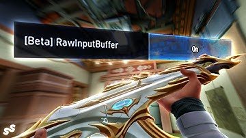 VALORANT with RAW INPUT BUFFER