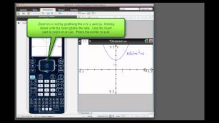 TI Nspire CX Adjusting the Graphing Window Using the Graphing Screen