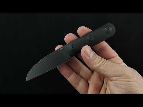 Ally – A Knife with a soul. Black PVD M390 - Black G10