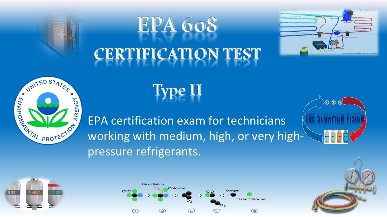 EPA 608 Practice Test Type II YouTube