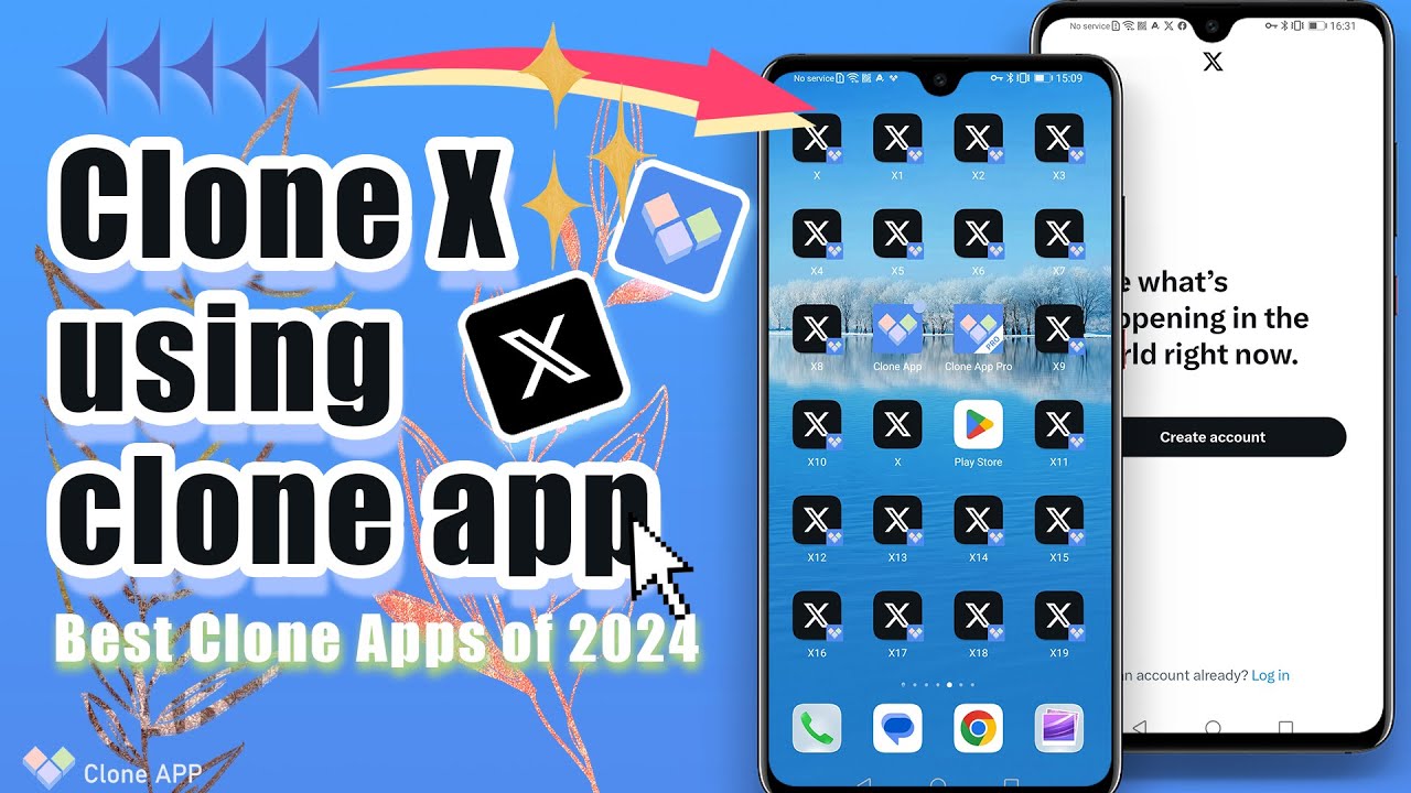 The best cloning app for Android｜cloneapp ︱Twitter clone｜multispace