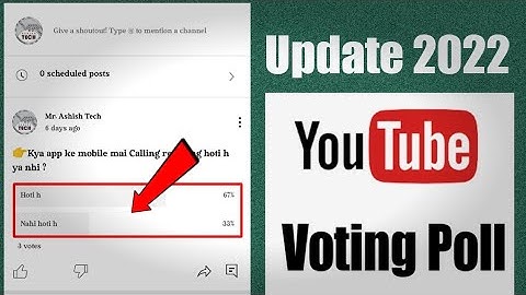 How to create poll (voting) on YouTube update 2022 / YouTube me voting kaise kre 2022