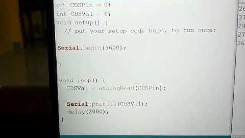 Arduino-測試估計光敏電阻的值
