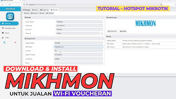 Tutorial Hotspot Mikrotik || DOWNLOAD DAN INSTALL MIKHMON UNTUK JUALAN WIFI VOUCHERAN || Part2