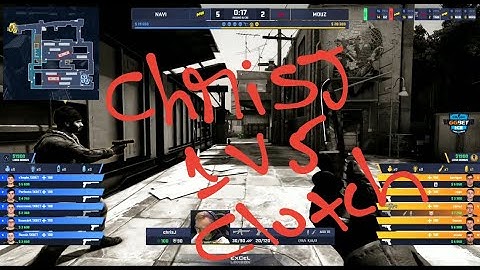 ChrisJ (insane 1v5 ACE clutch) vs NAVI