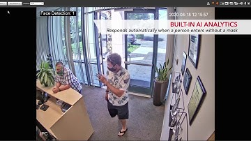 Dahua N55 Mask Detection Camera